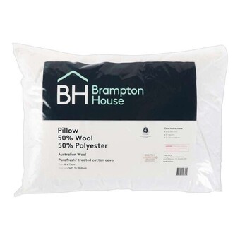 Spotlight Brampton house 50% wool 50% polyester standard pillow offer