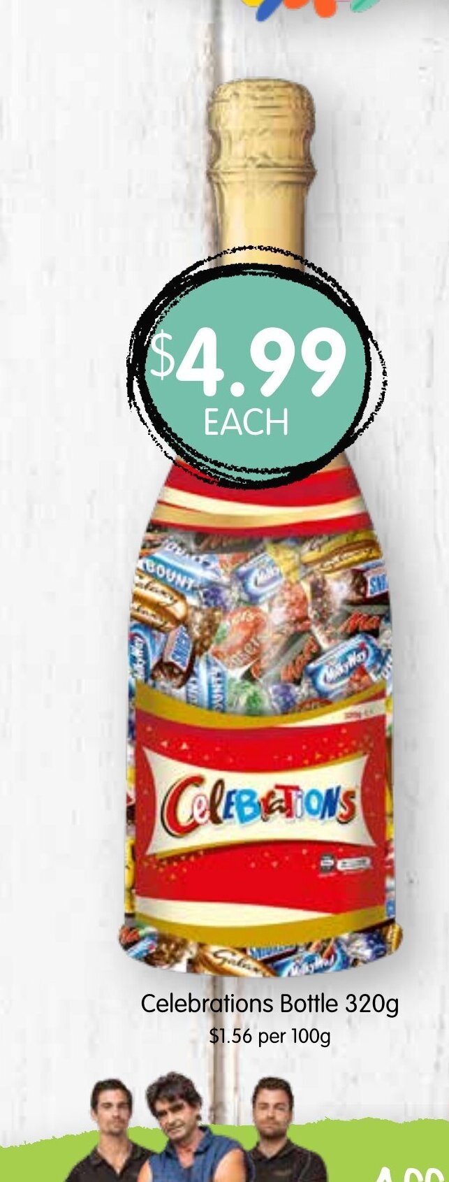 Celebrations Bottle 320g offer at Spudshed