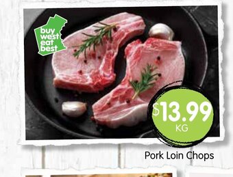 Spudshed Pork Loin Chops offer