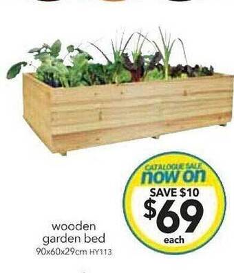 Cheap as Chips Wooden garden bed offer