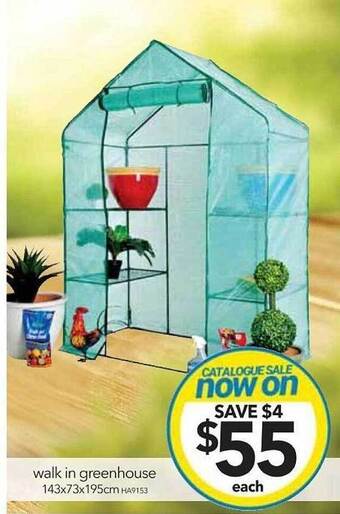 Cheap as Chips Walk in greenhouse offer