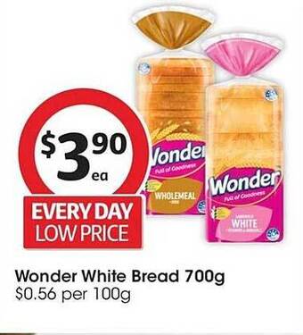 Wonder white bread