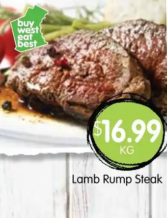 Spudshed Lamb Rump Steak offer