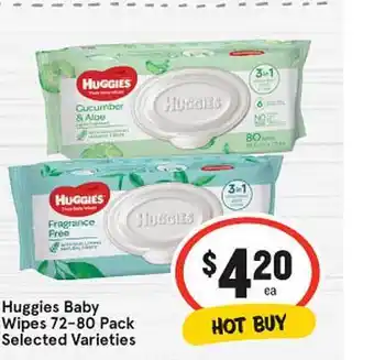IGA Huggies baby wipes offer