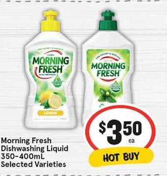 IGA Morning fresh dishwashing liquid offer