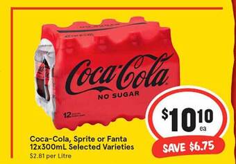 IGA Coca-cola, sprite or fanta offer