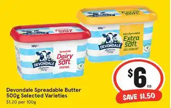 IGA Devondale spreadable butter offer