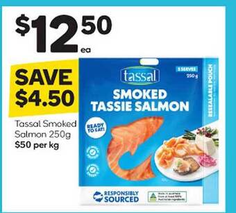 Woolworths Tassal smoked salmon offer