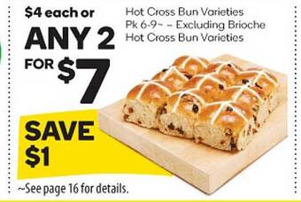 Woolworths Hot cross bun offer
