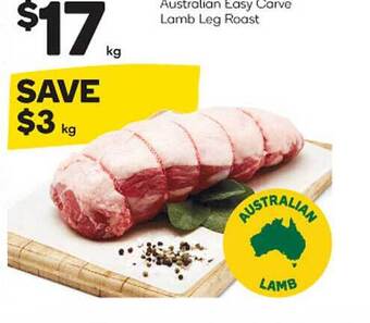 Australian easy carve lamb leg roast