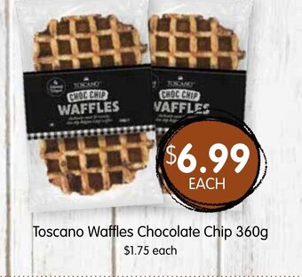 Toscano Waffles Chocolate Chip 360g