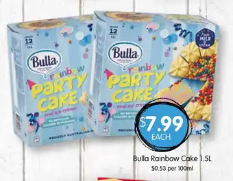 Spudshed Bulla Rainbow Cake 1.5L offer