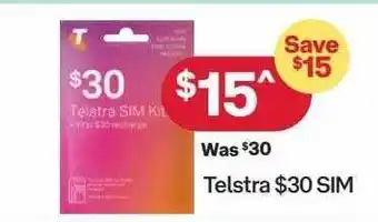 Australia Post Telstra $30 sim offer