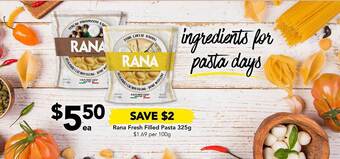 Drakes Rana fresh filled pasta offer