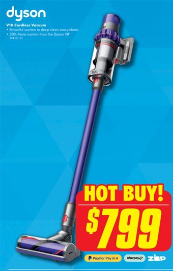 The Good Guys V10 Cordless Vacuum offer
