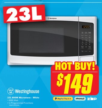 The Good Guys 23L 800W Microwave - White offer