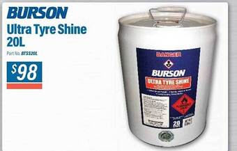 Burson ultra tyre shine 20l