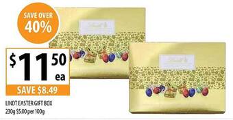Supabarn Lindt easter gift box offer