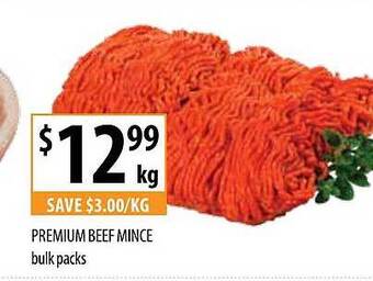 Supabarn Premium beef mince bulk packs offer
