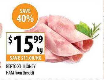 Supabarn Bertocchi honey ham offer