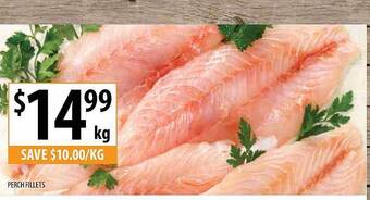 Supabarn Perch fillets offer