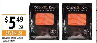 Supabarn Ocean king smoked salmon offer