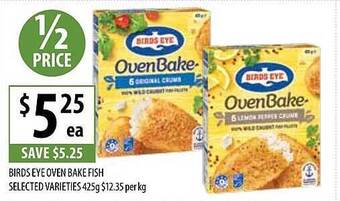 Supabarn Birds eye oven bake fish offer