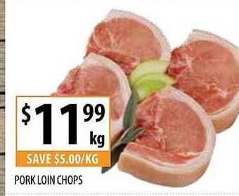 Supabarn Pork loin chops offer