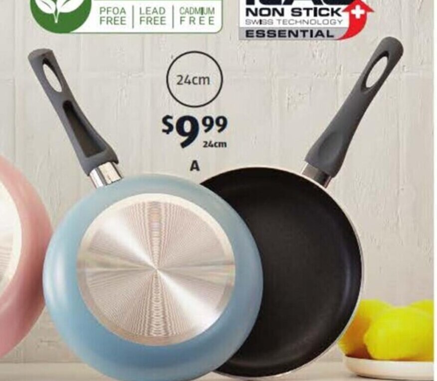 Coloured Frypan 24cm offer at ALDI