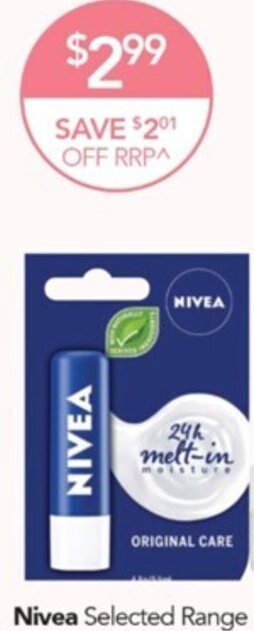 Terry White Nivea Selected Range offer