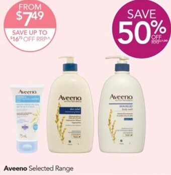 Terry White Aveeno Selected Range offer