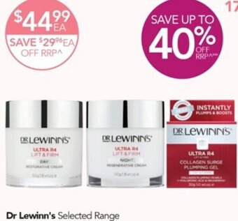 Terry White Dr Lewinn's Selected Range offer