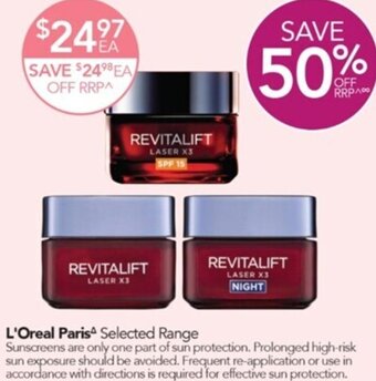 Terry White L'Oreal Paris Selected Range offer