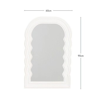 Pillow Talk Olivia scallop mirror by m.u.s.e. offer