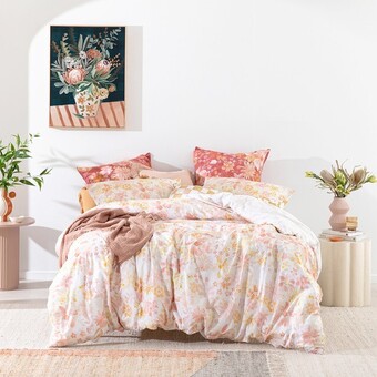 Pillow Talk Mattia floral quilt cover set by habitat offer