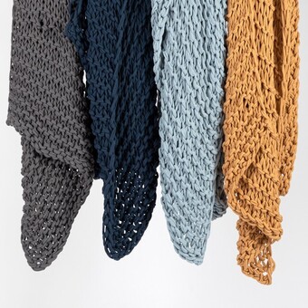 Pillow Talk Luna chunky knit throw by m.u.s.e. offer