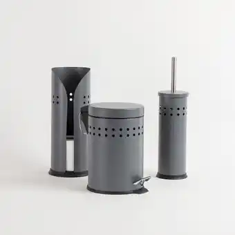 Pillow Talk Bailee grey bathroom accessories by essentials offer