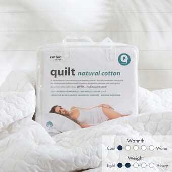 Pillow Talk 280gsm cotton quilt by cotton select offer