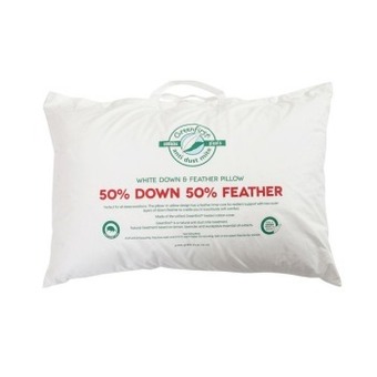 Pillow Talk 50/50 duck down feather surround pillow by greenfirst® offer