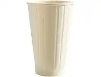 BioPak Double-wall Coffee Cups 16oz White 600 Box
