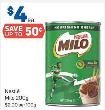 Foodland Nestlé milo offer