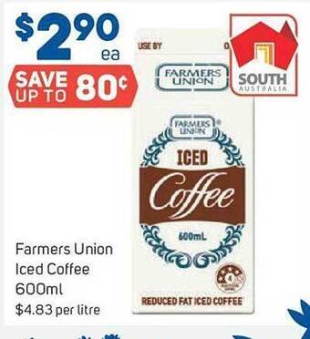 Foodland Farmers union iced coffee offer