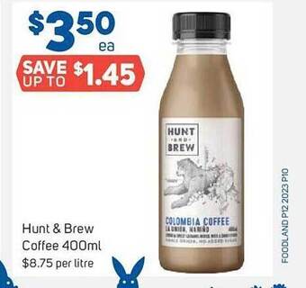 Foodland Hunt & brew coffee offer