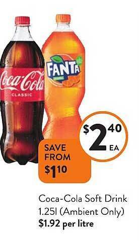 Foodworks Coca-cola soft drink offer