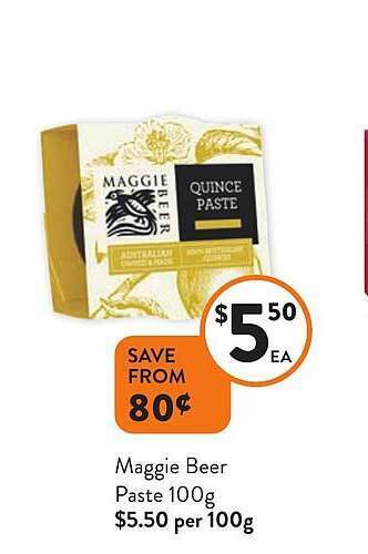 Maggie beer paste