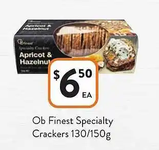 Foodworks Ob finest specialty crackers offer