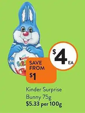 Kinder surprise bunny