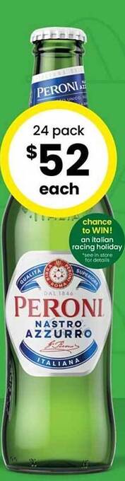 The Bottle O Peroni nastro azzurro offer