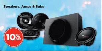 Speakers, amps & subs