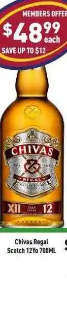 Liquor Legends Chivas regal scotch 12yo offer